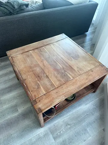 Beautiful Wooden Coffee Table 90 cm