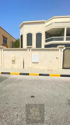 Brand-new luxury villa for first occupancy in Al Jazzat, Sharjah, featuring ultra-premium finishes and a modern, elegant design. Spacious interiors, h