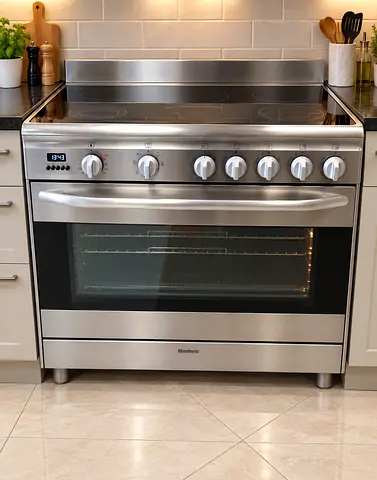 Smeg Full Electric Digital Cooking Range Sam Like New Condition 90cm