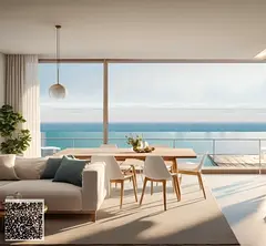 FULLY SEA VIEW 1BHK 5% FOR SALE