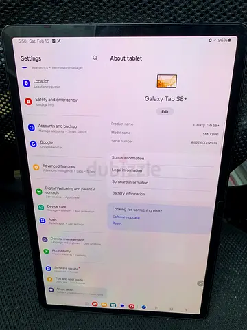 Tab Galaxy S8 blus 128GB