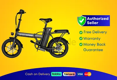Wind Horse Electric Scooter 350W 30KM Range 35KM Speed, W2 A - Black  | Brand New |  Warranty | FREE