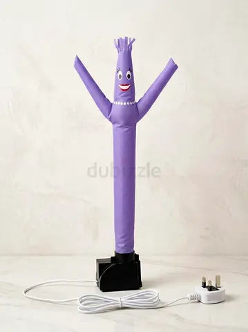 Portable Purple Air Dancer Inflatable Tube Man with Electric Blower