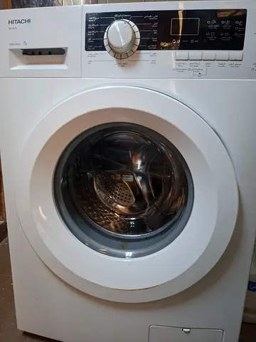 Used Hitachi Front Load Washing Machine - Good Working Condition