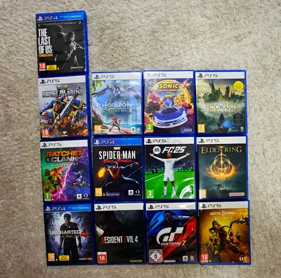 Bundle of PS4 & PS5 Games — 13 Titles including Elden Ring, Spider-Man, Horizon,