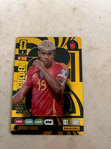 Panini Adrenalyn XL Golden Player Card Lamine Yamal