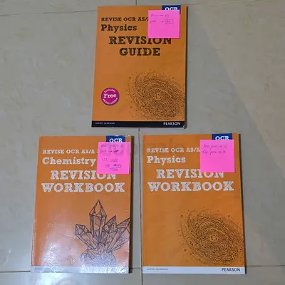 Revise OCR AS/A Level Chemistry & Physics Revision Bundle (3 Books)