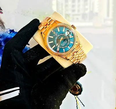 Rolex Sky-Dweller reference super master quality Swiss machine full automaticin 18k Everose gold fea