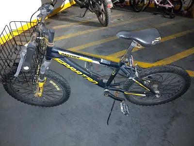 Used Spartan Panther kids/teen mountain bike with front basket
