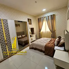Luxury apartment, second occupancy, one bedroom, living room with open balcony. Ajman, Al Jurf 2. Fu