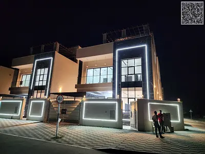 🏡 Ready to Move | 7 Bedroom Luxury Villa for Sale in Al Helio – Ajman | Including Transfer Fees | Water & Electricity Connected