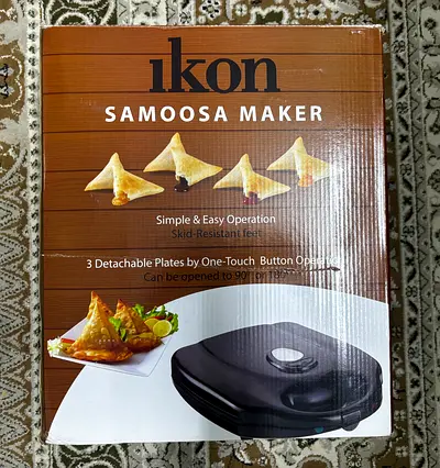 Ikon Samosa Maker with 3 Detachable Plates - New in Box