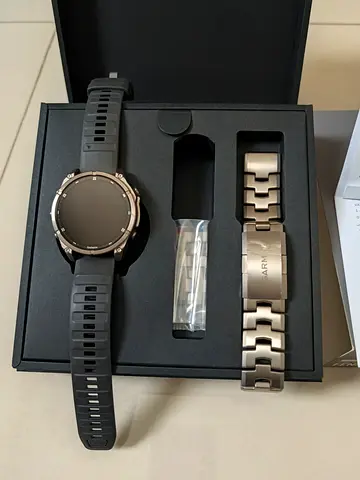 Garmin Fenix 8 (47mm AMOLED Sapphire) Titanium – Full Set + Extras – Pristine