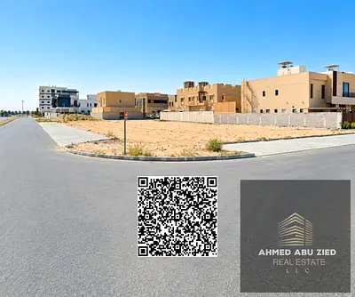 Residential investment land for corner villas (G+1) on two streets, with freehold title in Al-Aaliya, Ajman