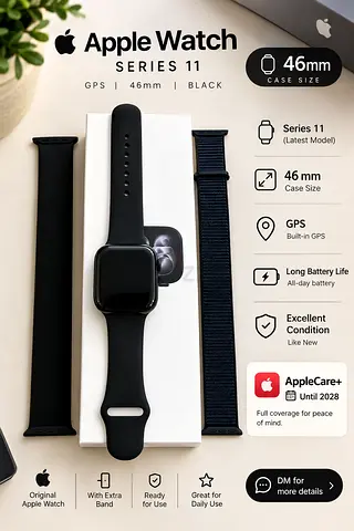 Apple watch series 11 46mm للتواصل واتساب 0547007087
