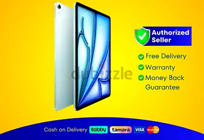 Apple iPad Air 13 inch - M2 Chip - WiFi + Cellular - 128GB - Blue, A2899