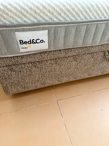 Bed&Co Core 18 Mattress with Fabric Bed Base - Good Condition