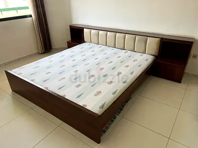 Bed MDF with Side Tables
