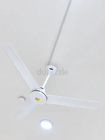 PAK FAN White 3-Blade Ceiling Fan - Good Working Condition