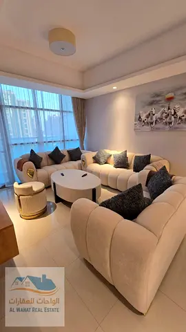 First occupancy | One bedroom and living room with Sheikh Khalifa Street view | Parking + Gym + Swimming pool | 5500 AED inclusive of bills