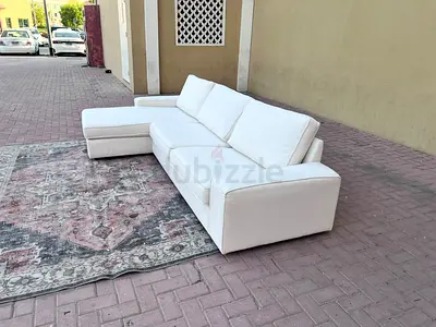 L Shape Sofa Beige ikea Kivik