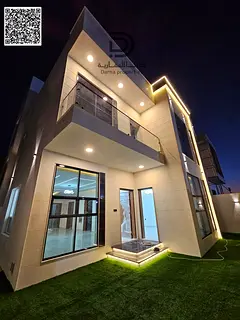 FIRE SALE CASH DEAL Luxury 5 Master BR Villa Plus Maids Room and Roof Al Zahia Ajman Land 3066 Sq Ft