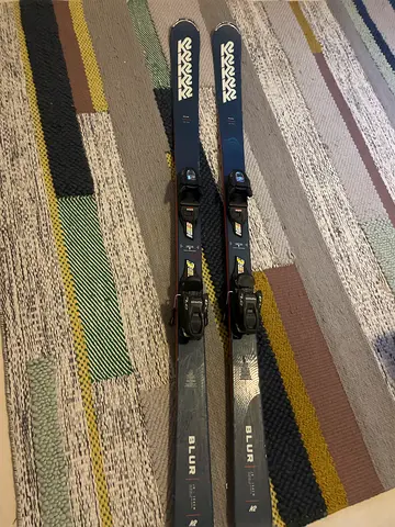 K2 Blur Race Skis Size 154 cm Ajustable Bindings