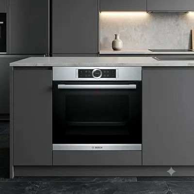 Bosch Series 8 Built-In Electric Oven – Stainless Steel | Good Condition