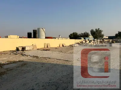 Corner plot of land for rent in Al Sajaa, measuring 22,000 square feet.