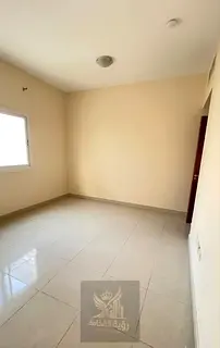 One-bedroom apartment with a living room available for annual rent in Al Khan. The apartment is suit