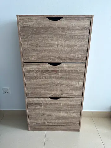 Wooden Shoe Cabinet (24 x 60 x 115 cm)
