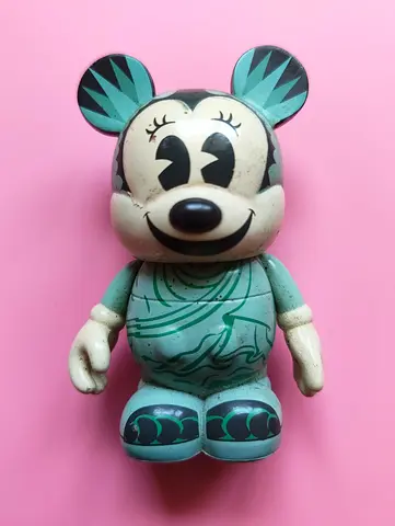 Disney Vinylmation 3" New York Statue of Liberty Minnie Mouse Figure Rare