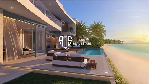 Beachfront 6BR Villa | Palm Jebel Ali | Private Pool & Sea Views