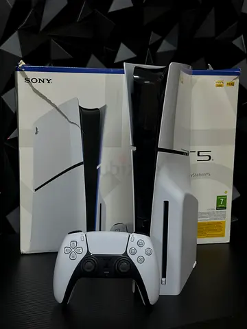 PS5 SLIM DISC EDITION 1TB WITH THE BOX