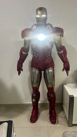 Life-size Iron Man Mark XLIII Replica with Lighted Arc Reactor and Eyes. Price is fixed
