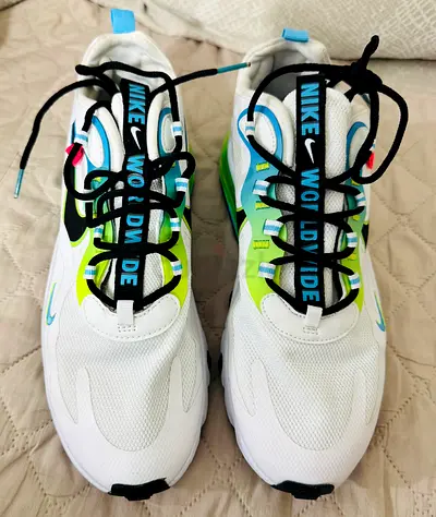 Nike React 270 Worldwide white/blue/green men's sneaker - Brand New