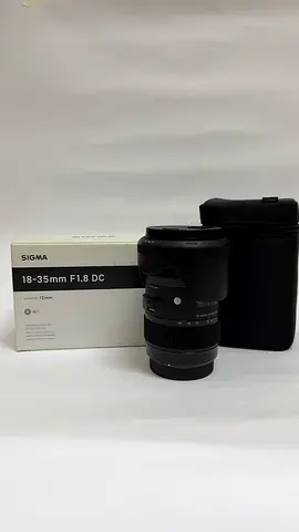 Sigma 18-35mm F1.8 DC Art Lens for CANON EF mount with Box and Case
