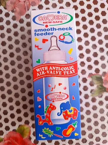 Camera New-Safe Smooth-Neck Anti-Colic Baby Feeding Bottle (New).. 150ml