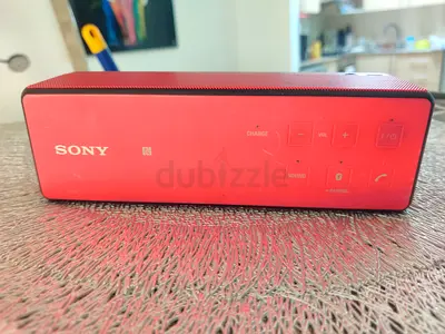 Sony SRS-X3 Portable Bluetooth Speaker - Red, Good Condition