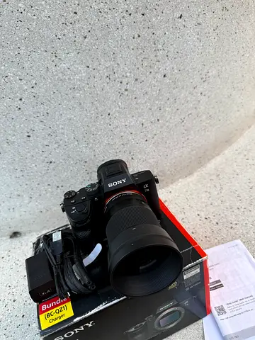 Sony A7 III + Sigma 30mm f/1.4 Lens SD card | Excellent Condition | Original Box Shutter 27k only