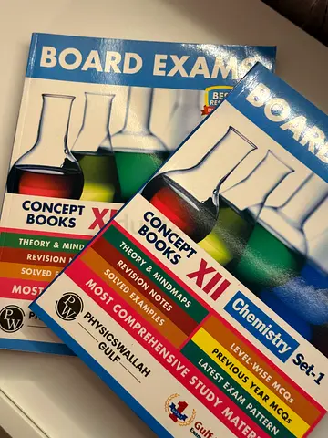 Physics wallah Chemistry Concept Books XII - Board Exam Preparation (Set) 1&2