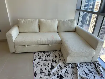IKEA Modern L-Shape Sofa Bed with storage