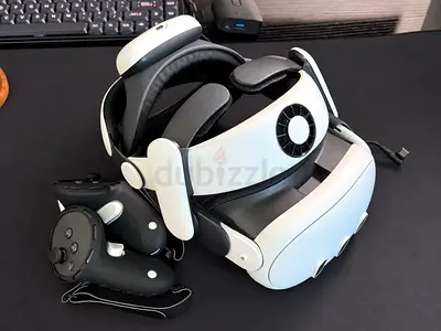 Meta Quest 3 + BOBOVR S3 Pro Head Strap with Fan and 10,000 mAh Battery Pack
