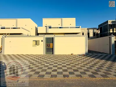 للبيع فيلا بعجمان الزاهيه 3 غرف ماستر وصالة و مطبخ تمليك حر لجميع الجنسيات وأمكانية التمويل البنكي شامل رسوم التسجيل