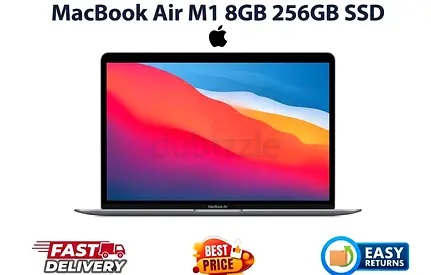 Apple MacBook Air M1 8GB 256GB - Neat and Clean Condition - FREE DELIVERY, WARRANTY