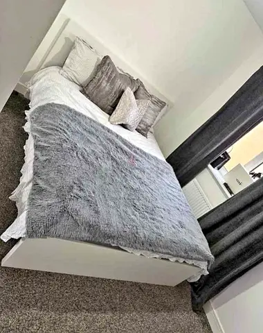 Ikea Queen Size Bed with Mattress Available in Perfect Condition