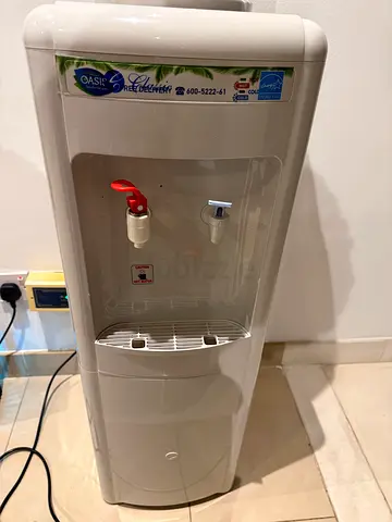 Standing Water Dispenser / Cooler - White, Good Working Condition