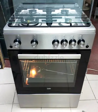 Free delivery Beko 4-Burner Gas Cooker with Oven - Good Working Condition