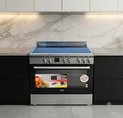 Terim New Model 90x60cm Electric Ceramic Cooking Range – Large Oven | Free Delivery