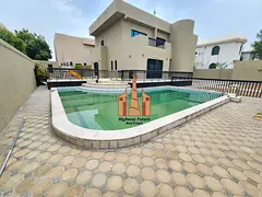 With swimming pool 5 Bed room Hall Majlis balcony wardrobe big gardan parking